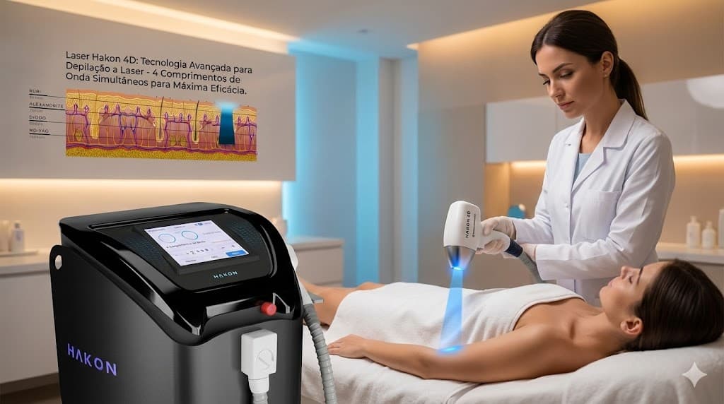 Equipamento Hakon 4D - Depilação a Laser